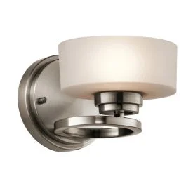 Zniżka Kichler LED Wandlamp Aleeka | 3W 3000K 300Lm 830 | Dimbaar | Classic Pewter