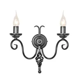 Elstead Lighting LED Wandlamp Harlech | 2X E14 Max 60W | Black Wysoka jakość