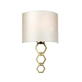 Elstead Lighting LED Wandlamp Clark | 1X E27 Max 60W | Aged Brass Niska cena