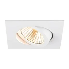 Zniżka SLV LED Inbouwarmatuur Vierkant | 8.3W 3000K 750lm 930 IP20 | Dimbaar | NEW TRIA