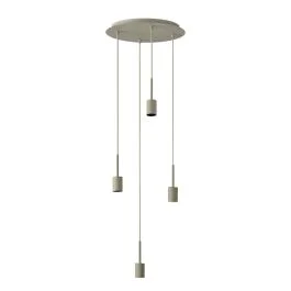 Tylko dziś Ledvance LED Armatuur E27 | Decor Needle Pendant Plate 4xE27 Beige