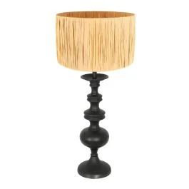 Bezpieczna płatność Anne Light Lyons LED Tafellamp | 1x E27 40W | Dimbaar | Naturel/Zwart