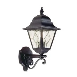 Tani Elstead Lighting LED Wand Buitenlamp Norfolk | 1X E27 Max 60W | IP44 | Dimbaar | Black