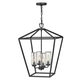 Bestseller Hinkley LED Buiten Hanglamp Alford Place | 4X E14 Max 40W | IP44 | Dimbaar | Museum Black