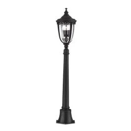 Bezpieczne zakupy Feiss LED Tuin Pilaar English Bridle | 3X E14 Max 60W | IP44 (Outdoor) | Black