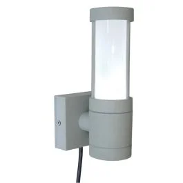 Zniżka Garden Zone LED Wand Buitenlamp Beta | 1W | Matt Silver