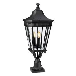 Bezpieczna płatność Feiss Mini LED Tuin Pilaar Cotswold Lane | 3X E14 Max 60W | IP44 (Outdoor) | Black