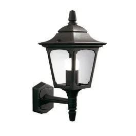 Bestseller Elstead Lighting LED Wand Buitenlamp Chapel Mini | 1X E27 Max 60W | IP44 | Dimbaar | Black