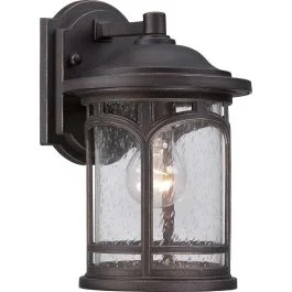 Bezpieczna płatność Quoizel LED Wand Buitenlamp Marblehead | 1X E27 Max 60W | IP44 | Dimbaar | Palladian Bronze