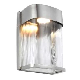 Bezpieczna płatność Feiss LED Wand Buitenlamp Bennie | 14W 2700K 1000Lm 27 | IP44 | Painted Brushed Steel