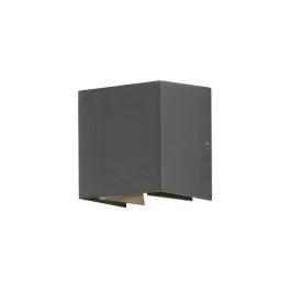 Zniżka Konstsmide Buiten Wandlamp Cremona | Max. 1x 100W E27 | Zwart Aluminium | IP43 | Dimbaar