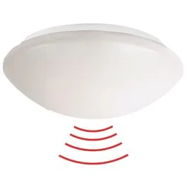 BEG Luxomat Plafond/wandarmatuur Ø300mm Met Sensor | 12W 4000K 1000Lm 840 | IP40 | HF LED armaturen Taniej