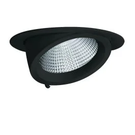 Performance in Lighting LED Inbouwspot Ø175mm | 35W 3000K 3430lm 830 | IP20 Zwart Obniżka ceny