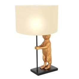 Anne Light Animaux LED Tafellamp | 1x E27 40W | Dimbaar | Goud/Wit/Zwart Oferta