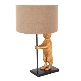 Anne Light Animaux LED Tafellamp | 1x E27 40W | Dimbaar | Goud/Grijs/Zwart Taniej