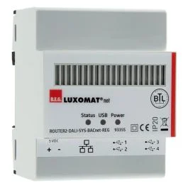 BEG Luxomat Interface Bussysteem | DALI Router BACnet DIN-rail montage wit IP20 Szybka dostawa