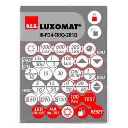 BEG Luxomat Onderdeel | IR afstandsbediening PD4-TRIO-2R1D Plafondmontage - Super okazja