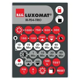 BEG Luxomat Onderdeel | IR afstandsbediening PD4-TRIO Plafondmontage - Taniej