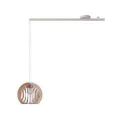 Lightswing Single Ophangsysteem | 90cm Mat Wit | Geschikt voor 1 Hanglamp | Max 3.5kg Oferta limitowana