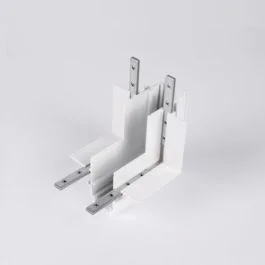 Powergear Onderdeel | 48V Track L Recessed Profile Connector Stereo White | PRO-RN135S-W Dostępne od ręki