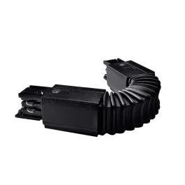 Szybka dostawa Powergear Onderdeel | 3-fasen rails Flexibele connector DALI 1 Circuit Zwart | PRO-D439-B