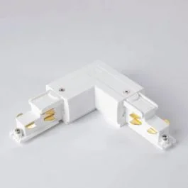 Nowy Powergear Onderdeel | 3-fasen rails L Connector Rrechts DALI 3 Circuit Wit | PRO-D635 R-W