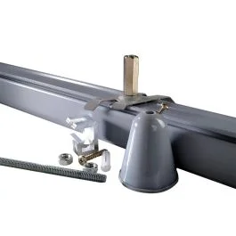 Premium Powergear Onderdeel | 3-fasen rails Stangophanging EZCLIK 1m Grijs | PRO-EZ0447-S