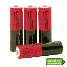 Super okazja Luxform 4X Alkaline batterij | AA 1.5V | Oplaadbaar