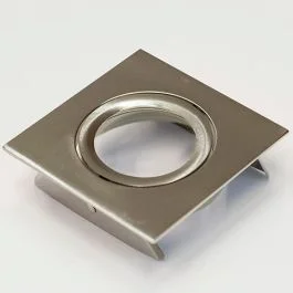Taniej Prolumia Onderdeel | Downlight ring. vierkant, 87(76)mm, geb.alum kantelbaar, bladveren | 42180163