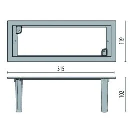 Obniżka ceny Performance in Lighting Onderdeel | INSERT+2 ADAPTER GRIJS-Adapter INSERT+ 2 (achteraf kit Insert 2) | 310488