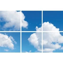 Dodaj do koszyka ELP Onderdeel | fotoprint afbeelding wolk | verdeeld over 6 panelen | 595 x 595 mm