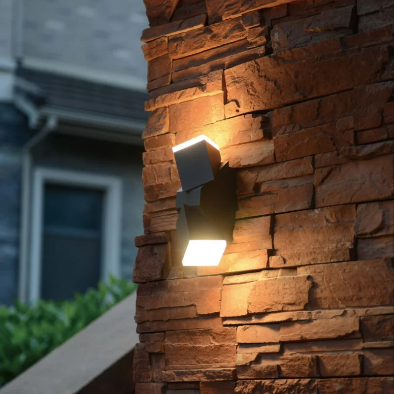 2 pack LED's Light 2-lichts LED Design Buitenlamp - Model Terni - Draaibaar - Warm wit - Antraciet Premium