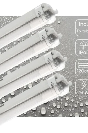4 PACK - LED's Light TL Armatuur LED compleet 120 cm - Armatuur met LED Buis - Waterdicht - 2160lm Nowość