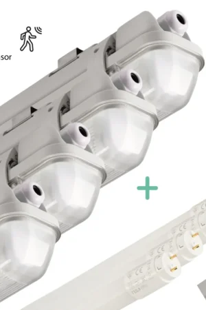 4 PACK - LED's Light LED TL armatuur met sensor 120 cm - Bewegingssensor en nachtsensor - Waterdicht - 2100 lm Wysoka jakość
