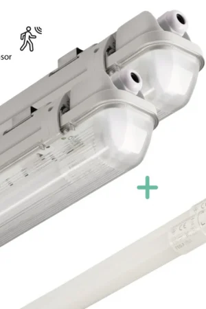 2 PACK - LED's Light LED TL lamp met sensor 150 cm - Bewegingssensor en nachtsensor - Waterdicht - 3100 lm Cena promocyjna