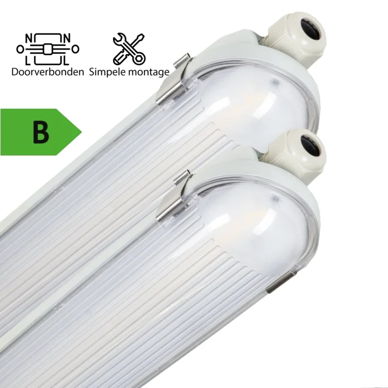 Nowość 2 PACK - LED's Light Pro Philips TL Armatuur Strip 60 cm - Koppelbaar - Energielabel B - IP65 waterdicht - 2650 lm - 175lm/w
