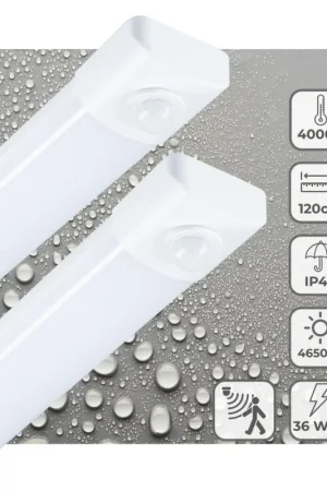 2 PACK - LED's Light LED TL lamp met sensor 120 cm - Bewegingssensor en bewegingsdetectie - 4650 lm Cena promocyjna