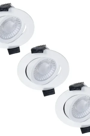 3 PACK - LED's Light PRO downlight inbouwspot Ø 68mm - Spatwaterdicht - Dimbaar - Universeel - Wit Łatwy zwrot