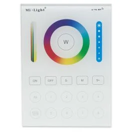 Darmowa dostawa Smart panel afstandsbediening - 8 kanalen - Milight B8 - voor RGB+CCT 2.4G RF #spec