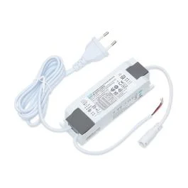 Oferta limitowana LED driver - 40 watt - voor FL panelen - DALI 2 dimbaar - 800 mA - snoer en stekker - vervanger voor bij LED geleverde niet dimbare voeding