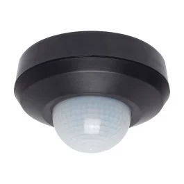 LED bewegings / aanwezigheids sensor - kleur zwart - inbouw / opbouw - max 300W - max 20 meter - kroonsteen aansluiting Oferta czasowa