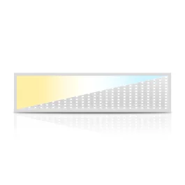 6x LED paneel - 30x120 cm - CCT 2700K tot 6500K - 40 watt - 2,4G RF - dimbaar via afstandsbediening 2,4G RF - met snoer en stekker Dostępne od ręki