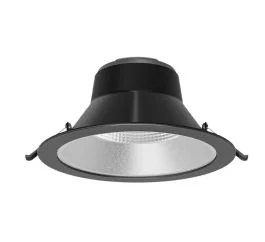 LED downlight - 28 watt - CCT 3000 / 4000 / 6000K- DALI dimbaar - UGR<16 - ZWARTE rand - rond 232 mm - gatmaat 200 mm-Wieland® GST18i5 Male connector - koppelbaar 5-polig Bezpieczna płatność