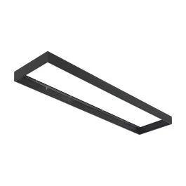 Ostatnia szansa opbouw frame - voor Led paneel - 30x120 - kleur ZWART - voor BL led paneel - hoog 68 mm